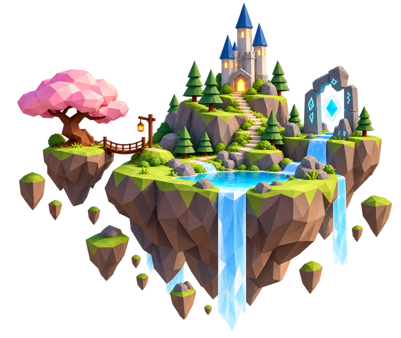 3D world and 2D game creation